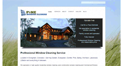 Desktop Screenshot of pinewindowcleaning.com