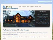 Tablet Screenshot of pinewindowcleaning.com